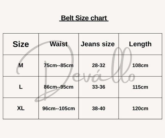 Vallo Belt (2cm Thin ) coming soon