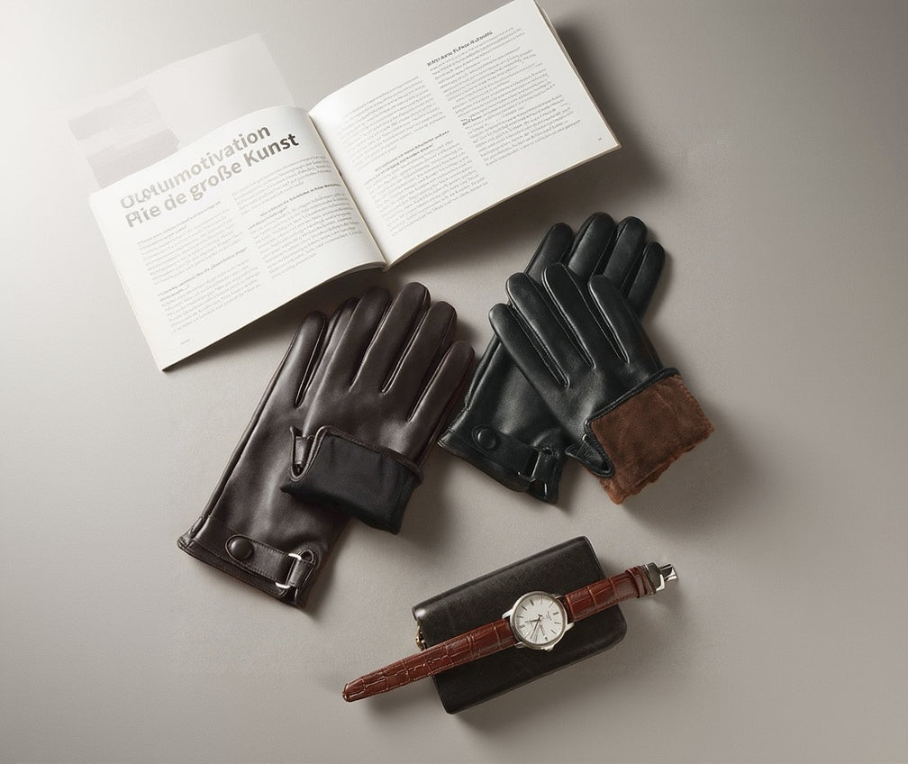 Genuine leather Gloves – Devallo.eg