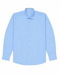 Linen Ease Shirt — Breathable 3D-Tailored Comfort (Baby Blue)