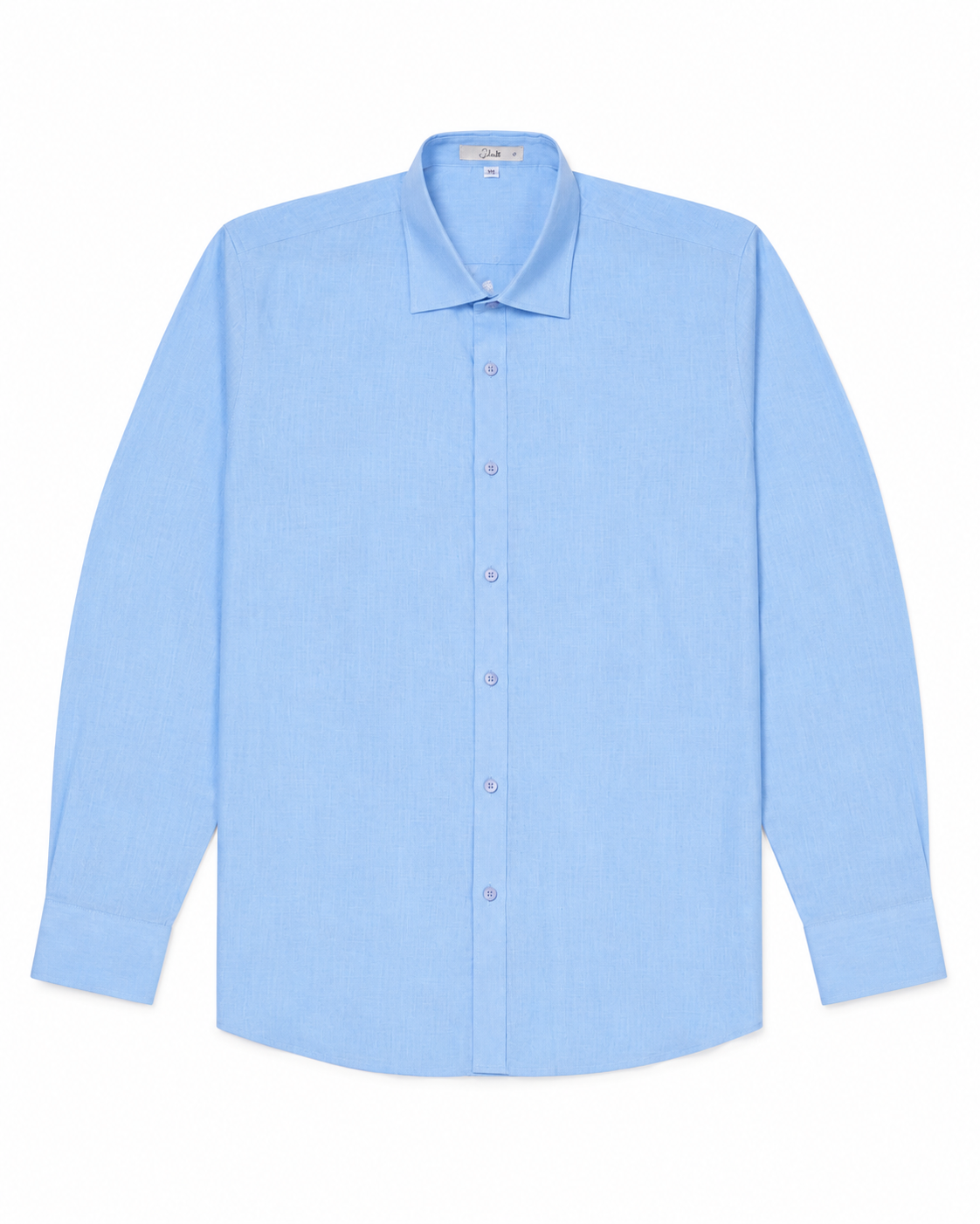 Linen Ease Shirt — Breathable 3D-Tailored Comfort (Baby Blue)