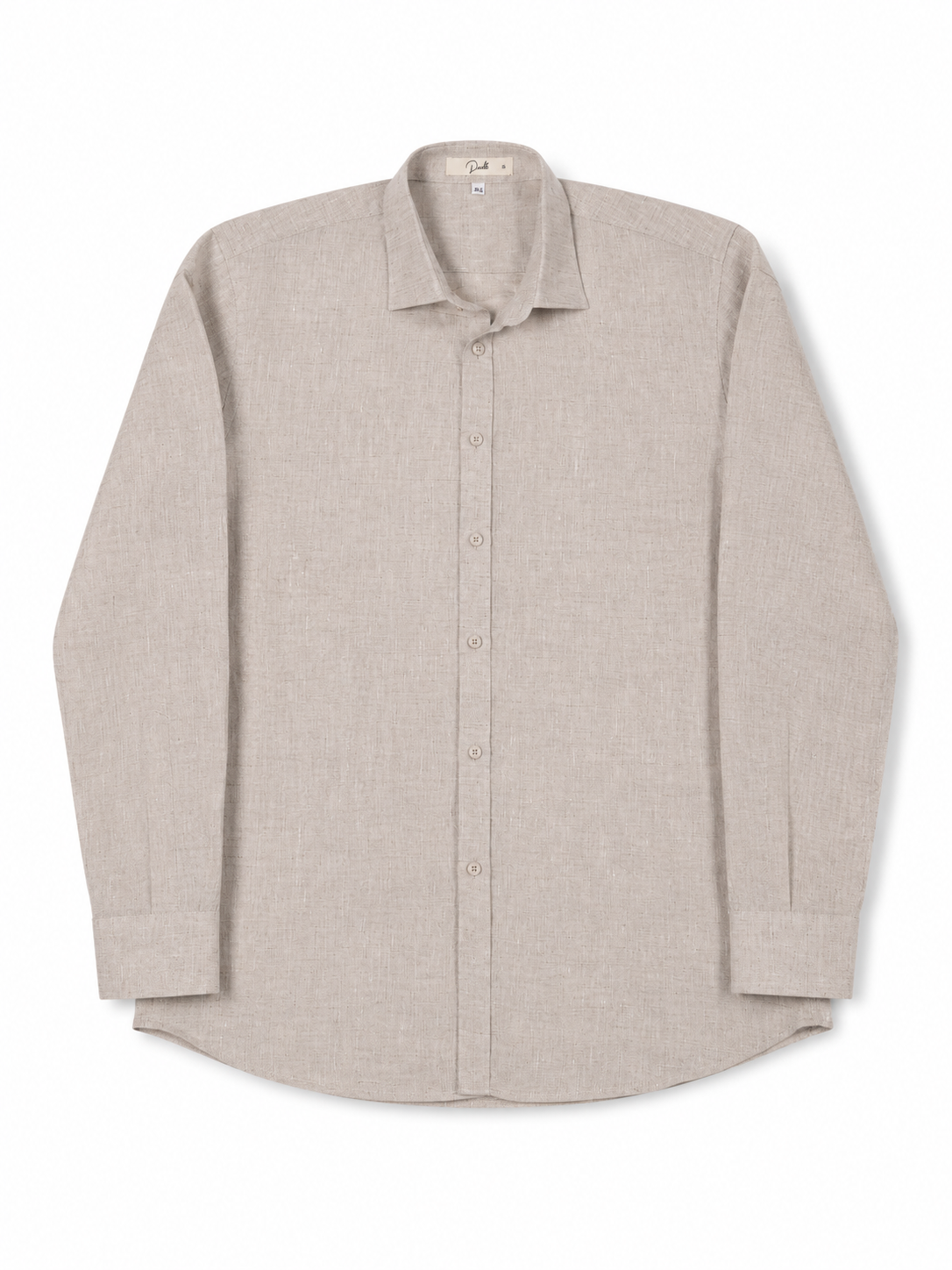 Linen Ease Shirt — Breathable 3D-Tailored Comfort (Natural Linen)