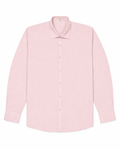 Linen Ease Shirt — Breathable 3D-Tailored Comfort (Pastel Pink )