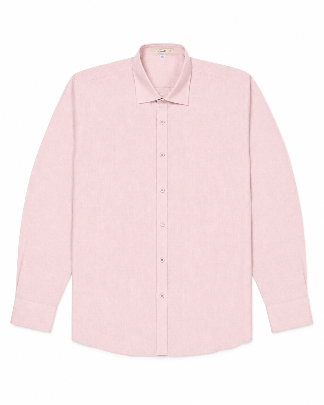 Linen Ease Shirt — Breathable 3D-Tailored Comfort (Pastel Pink )