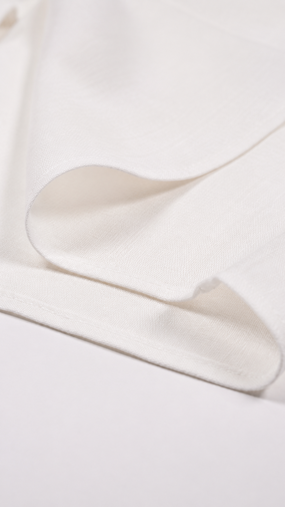 Linen Ease Shirt — Breathable 3D-Tailored Comfort (White)