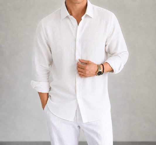 Linen Shirt (White)