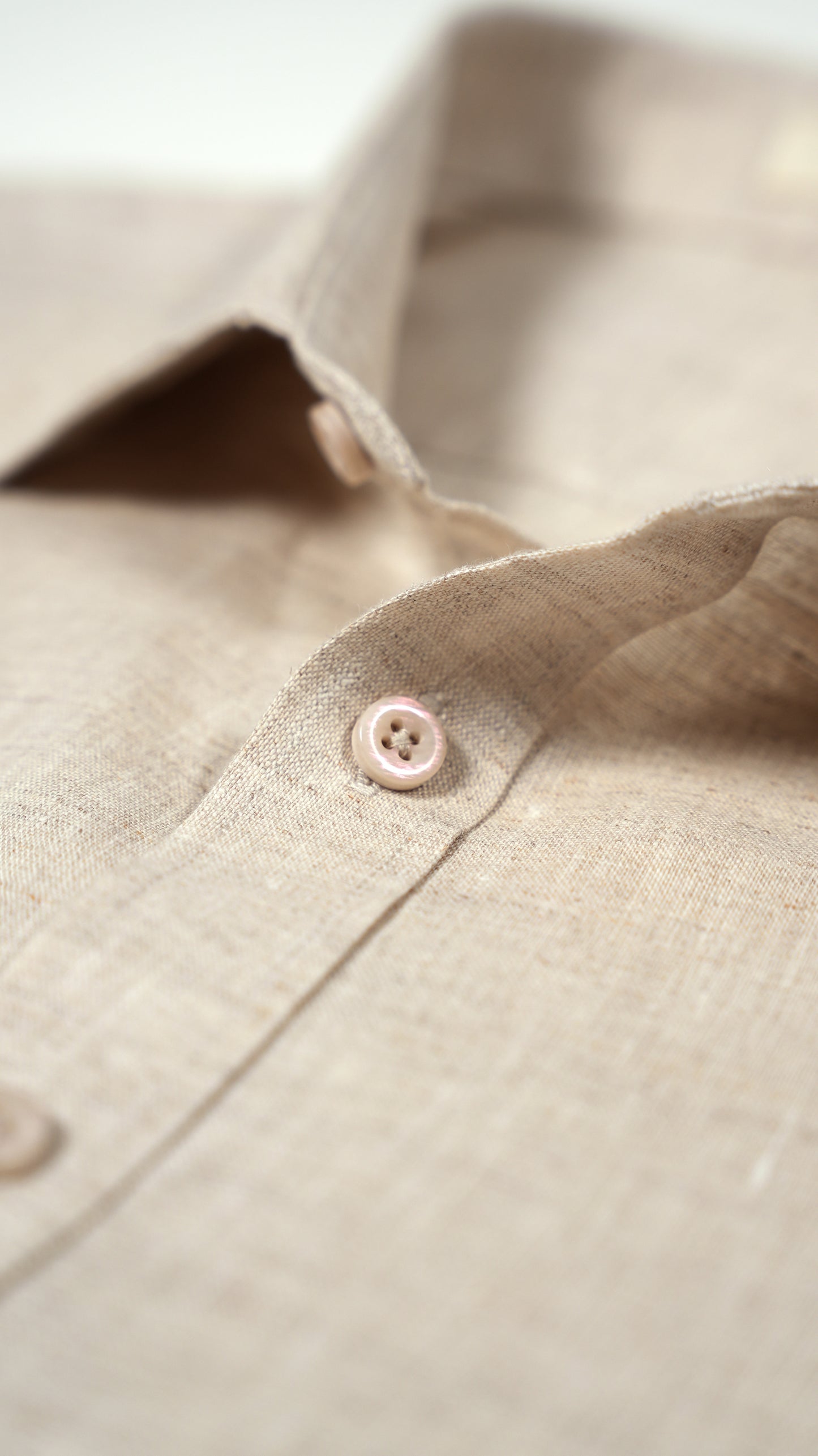Linen Ease Shirt — Breathable 3D-Tailored Comfort (Natural Linen)