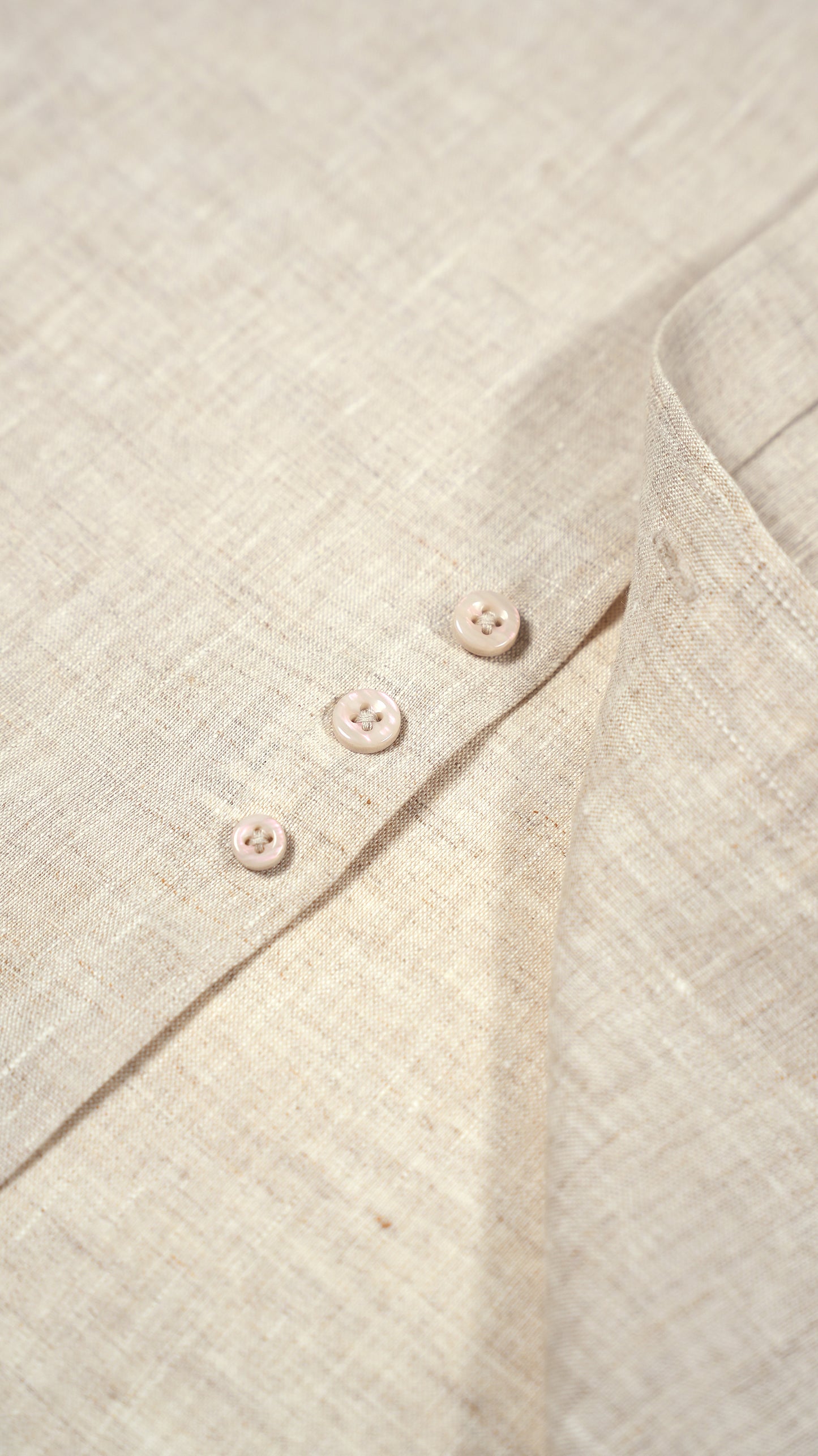 Linen Ease Shirt — Breathable 3D-Tailored Comfort (Natural Linen)