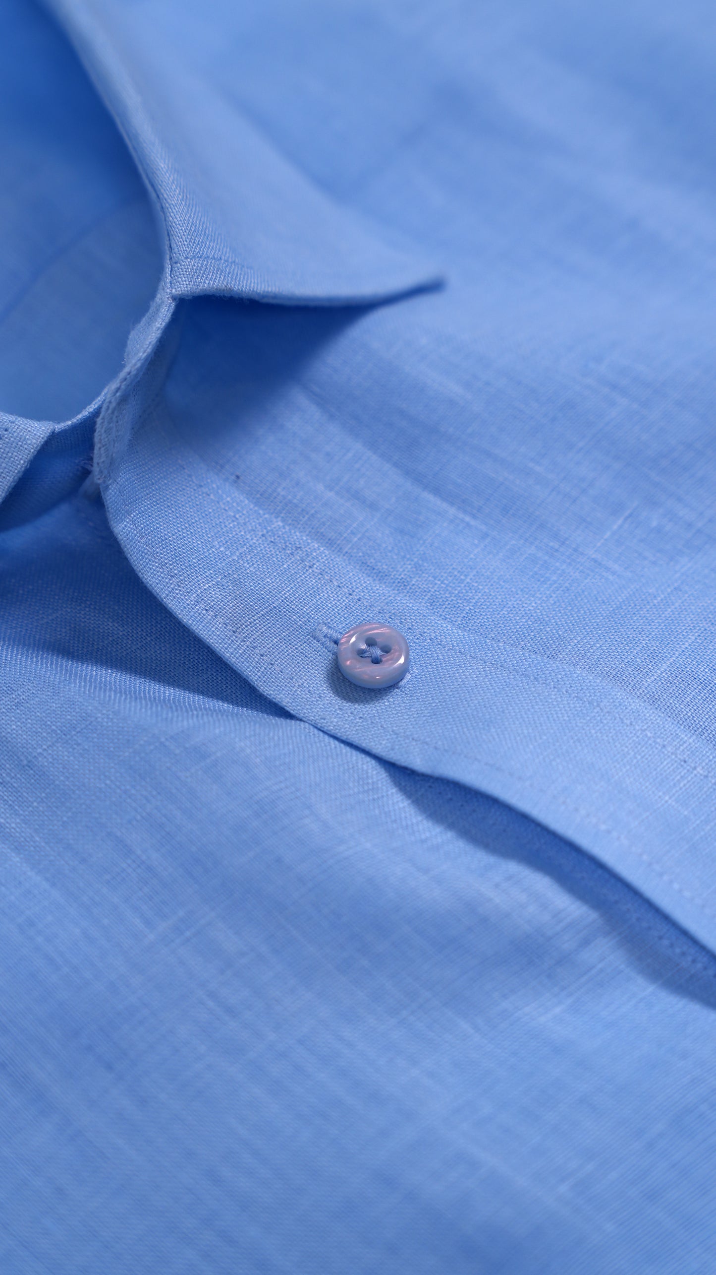 Linen Ease Shirt — Breathable 3D-Tailored Comfort (Baby Blue)